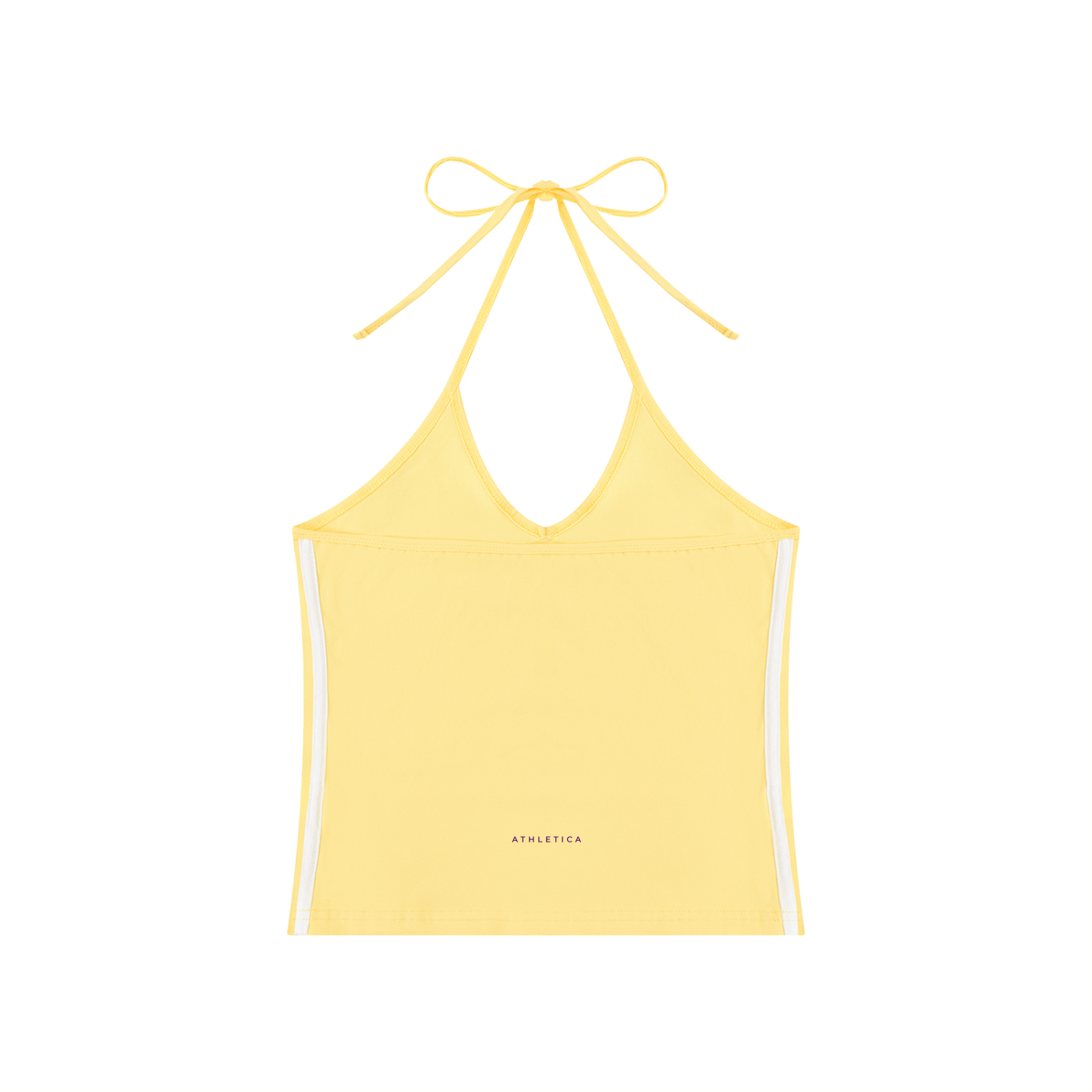 ATHLETICA PERFORMANCE - Women's Color Block Halter Crop Tank Top