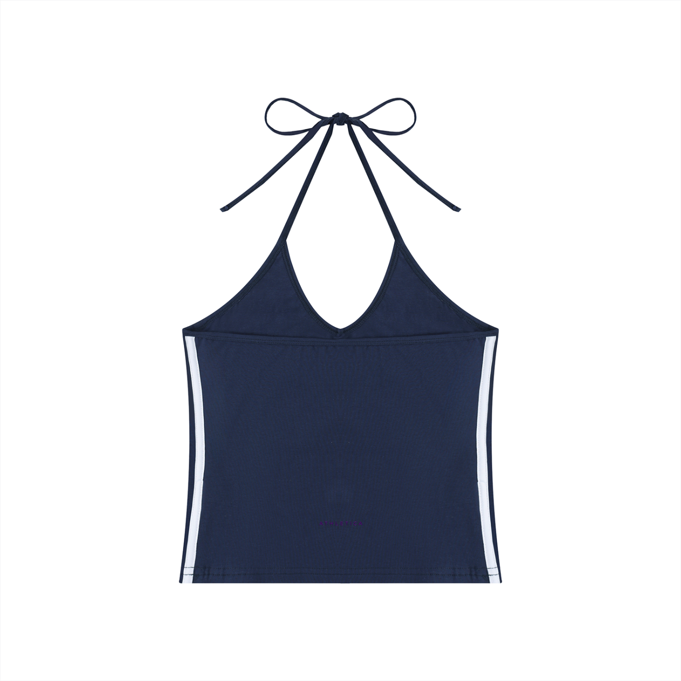 ATHLETICA PERFORMANCE - Women's Color Block Halter Crop Tank Top