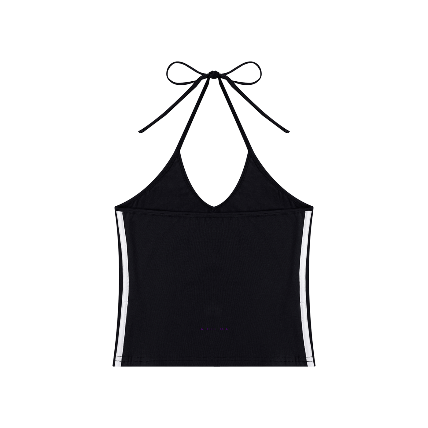 ATHLETICA PERFORMANCE - Women's Color Block Halter Crop Tank Top