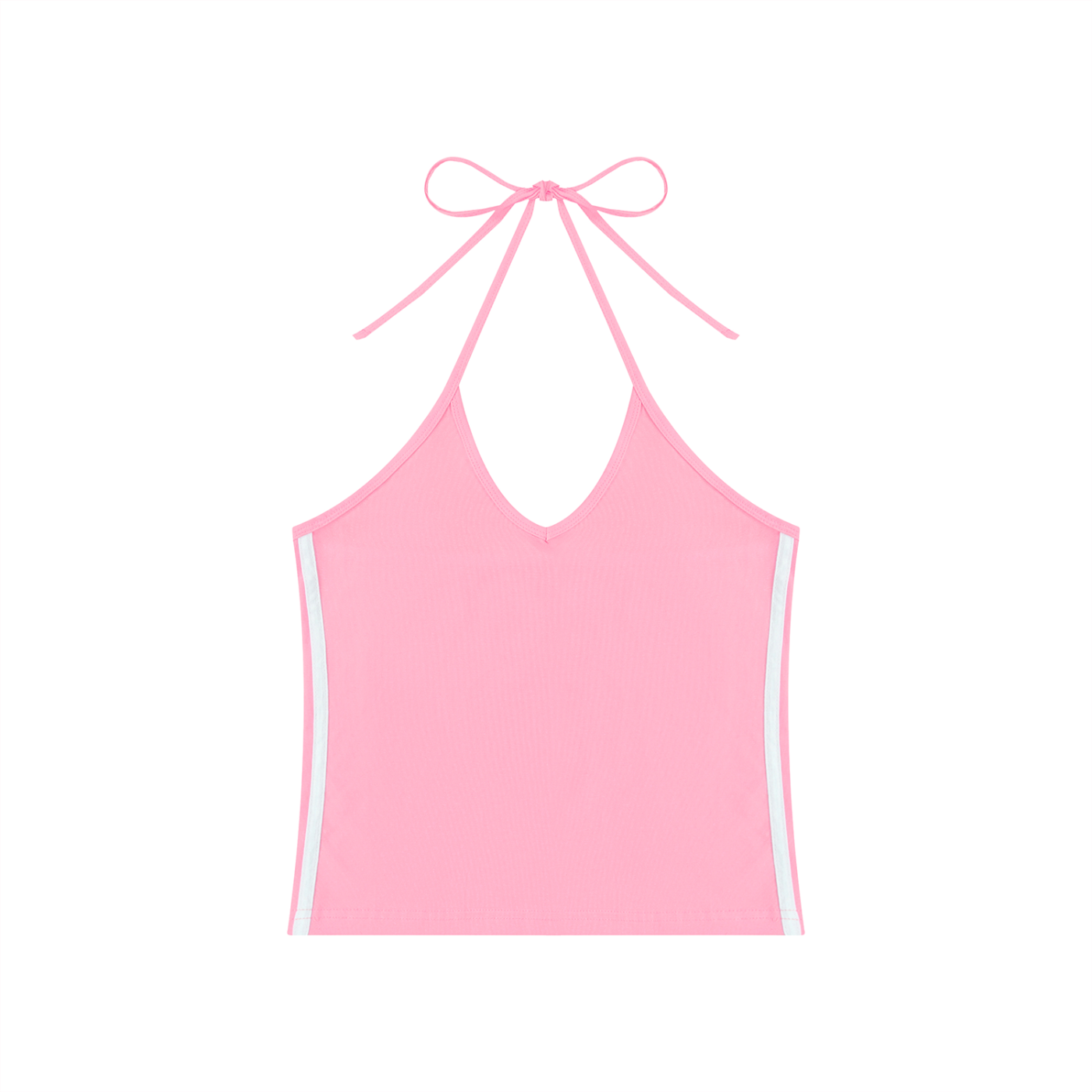 ATHLETICA PERFORMANCE - Women's Color Block Halter Crop Tank Top