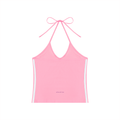 ATHLETICA PERFORMANCE - Women's Color Block Halter Crop Tank Top