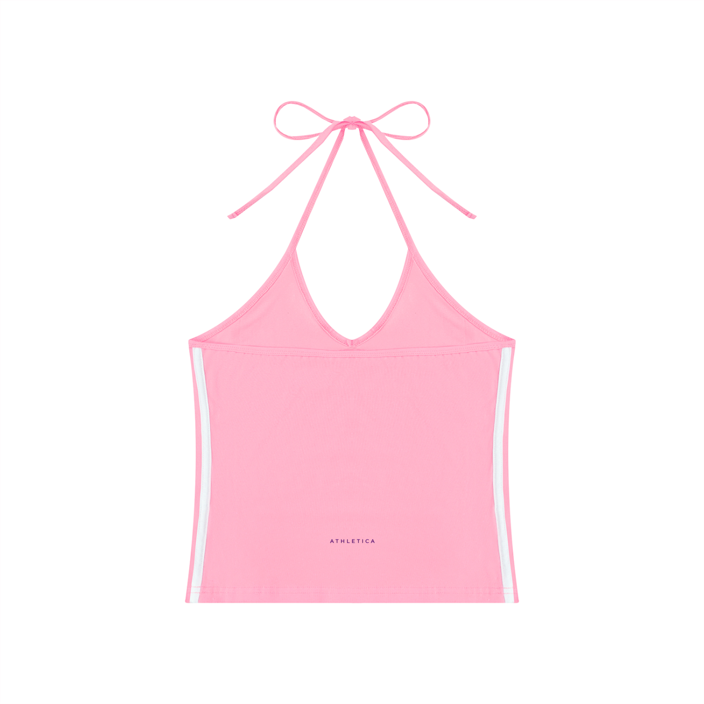 ATHLETICA PERFORMANCE - Women's Color Block Halter Crop Tank Top